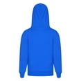 thumbnail image 4 of YONGHS Kids Boys Girls Long Sleeve Hoodie Drawstring Sweatshirt Top with Pocket Activewear Royal Blue 9-10, 4 of 7