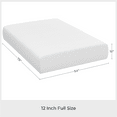 thumbnail image 6 of Yaheetech 12" Full Size Cooling Gel Memory Foam Mattress Medium Firm with Green Tea Scent, 6 of 8