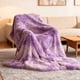 thumbnail image 4 of Manta de poliéster, regalo de cumpleaños para mujer, manta decorativa suave para sofá, cálida y acogedora manta de franela de terciopelo para todas las estaciones, manta ligera y cómoda para sofá cama, 4 of 7