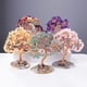 thumbnail image 2 of Xiao Hua 1 adorno de árbol de piedra de cristal púrpura natural, base de piedra natural, árbol de la riqueza, piedra triturada de colores, árbol de la vida, adorno de decoración de escritorio, 2 of 5