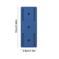thumbnail image 3 of Enchufe de pared con soporte para enrutador y montaje adhesivo, sin taladro, organizador ahorrador de espacio para oficina en casa o dormitorio, plástico, azul, amarillo, blanco, 3 of 8