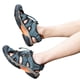 thumbnail image 1 of Sandalias Deportivas para Hombre Zapatos Con Punta Cerrada Sandalias Cuero para Senderismo (Azul 44), 1 of 9