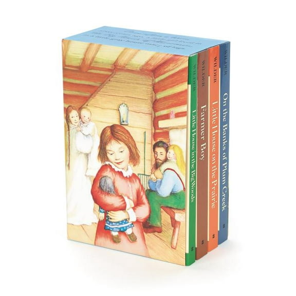 Little House Little House 4-Book Box Set: Little House in the Big Woods, Farmer Boy, Little House on the Prairie, on the Banks of Plu, (Paperback)