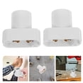 thumbnail image 2 of KAKOWELY light base 2pcs Small Lamp Base For Light Projects Plastic Lamp Base For Table Lamp Fittings Desk Lamp Clamp Parts And Light Fixture Parts1.57"X1.38"X0.94", 2 of 5