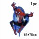 thumbnail image 3 of Globo de aluminio de superhéroe Spiderman para fiesta temática de cumpleaños infantil, decoración para baby shower, juguete inflable para niños, suministros de globos de aire, 3 of 5