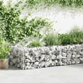 thumbnail image 1 of vidaXL Gabion Mural Acier Galvanisé 630x30x50 cm, 1 of 5