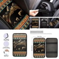 thumbnail image 4 of Jeiento 13 Pack Car Seat Cover Set for Front and Rear, Auto Interior Accessories Full Set for Women Men Southwest Aztec Bear Car Seat Protective Covers Fits for Cars, SUV, Truck, Sedan, Van, 4 of 9