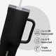 thumbnail image 3 of Tumbler Corkcicle Cruiser, 1,18 L, aislante, a prueba de derrames, negro, 3 of 8