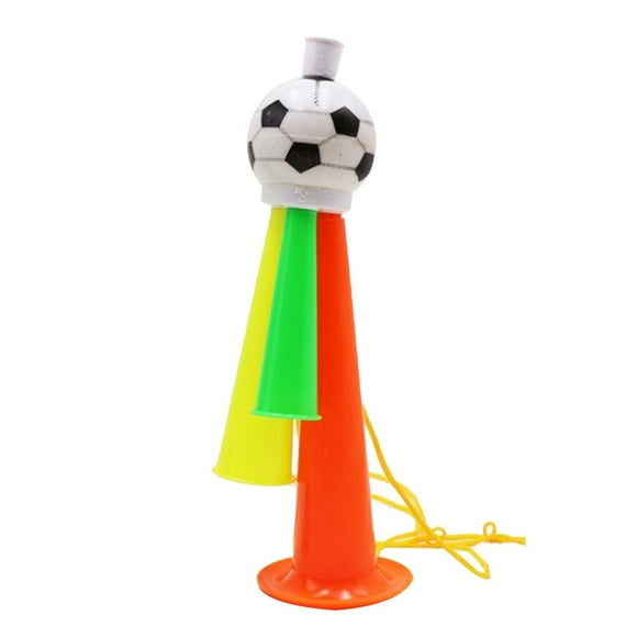 KAKOWELY Altavoces de fútbol, adornos de plástico para fiestas, conciertos, trompeta, talla M (color aleatorio)