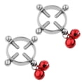 thumbnail image 3 of Round No Pierced Bells Fake Jewelry Red, 3 of 8