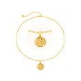 thumbnail image 1 of Gold Sculptural Zodiac Sign Pendant Necklace Set, 1 of 5