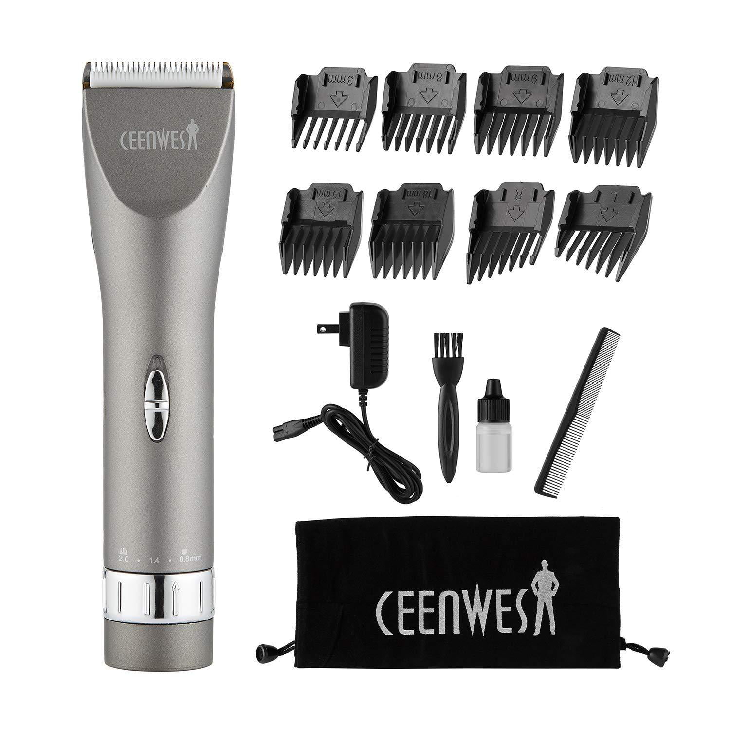 ceenwes hair clippers cordless quiet hair trimmers