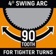 thumbnail image 3 of Combination Ratcheting Wrench, 90-Tooth, 12-Point, 9/16 In. - 86946, 3 of 9