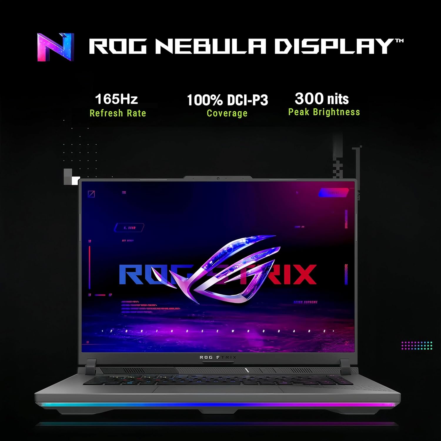ASUS ROG Strix G16 Gaming Laptop, AMD Ryzen 9 8940HX (16-core), NVIDIA GeForce RTX 5070 Ti, 64GB DDR5, 8TB SSD, 16" 165Hz 300 nits Display, Anti-Glare, Wi-Fi 6E, Backlit KB, Windows 11 Pro
