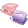 thumbnail image 1 of 2pcs Loose Leaf Hole Puncher Paper Sheets Hole Maker Manual Hole Punch For Office Two Hole Punch, 1 of 9