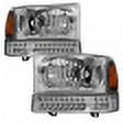 thumbnail image 2 of xTune Ford F250 F350 Superduty Excursion 99-04 OEM Style Headlights - Chrome HD-JH-FF25099-SET-LED-C, 2 of 2
