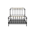 thumbnail image 2 of Transitional Queen Metal Bed, Black and Gold, 2 of 6