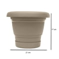 thumbnail image 4 of Maceta Florencia Plastic Trends 8 Pulgadas Taupe, 4 of 4