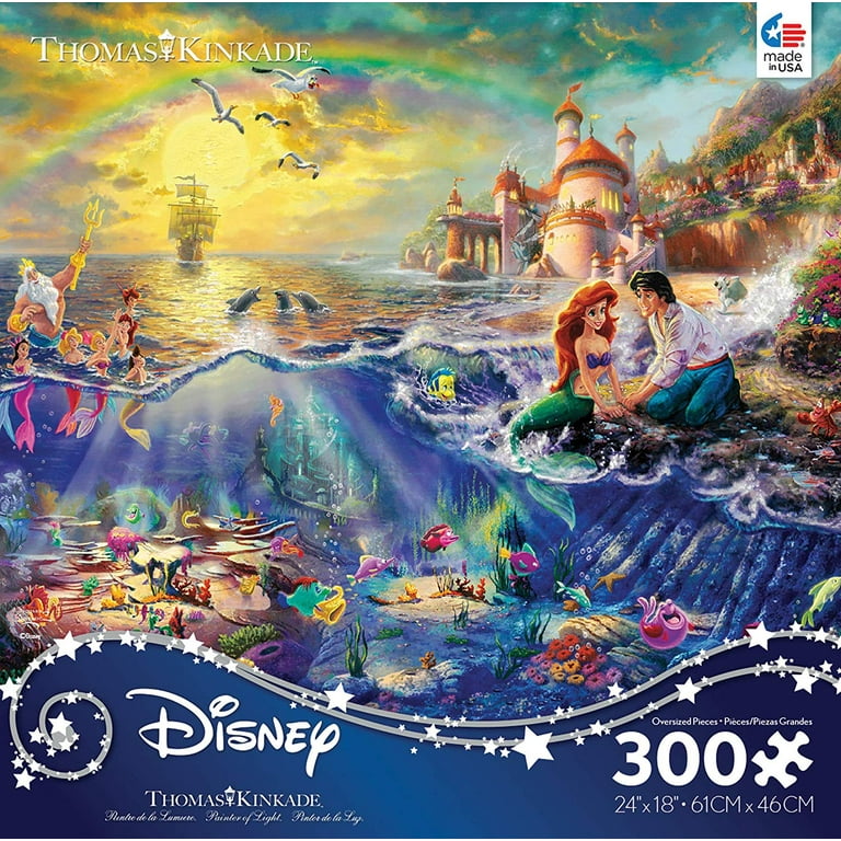 Ceaco - Thomas Kinkade - Disney - The Little Mermaid - 300 Piece