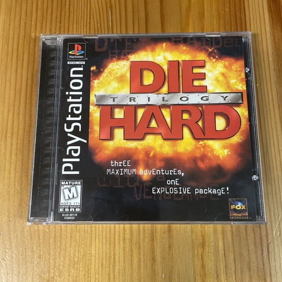 Pre-Owned Die Hard Trilogy - Complete in Box - Black Label - Tested - PS1 Playstation 1 PSX