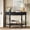 Black, variant on Atumcto Half Moon Console Table with Drawer and Shelf, Fluted Entryway Sofa Table with Roman Column Legs for Hallway and Living Room, Walnut