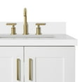 thumbnail image 4 of Ariel Q037SRWQRVOWHT Taylor 36" Free Standing Single Basin Vanity Set - White, 4 of 11