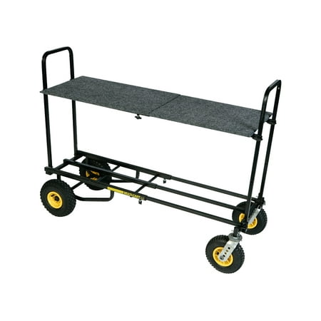 Rock N Roller R12 Multi-Cart 8-in-1 Equipment Transporter Cart with Shelf