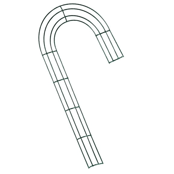 Wire Wreath Frame. Candy Cane Wreath. Christmas J Shaped Candy Cane Wreaths | Holiday Wreath Base Floral Wreath Frame Wreath Wire Frame For Garden Walkway And Other Outdoor Areas Event Wristbands