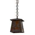 thumbnail image 4 of Meyda Tiffany 177127 Tall Pines 10" Wide Pendant - Wrought Iron, 4 of 5