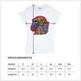 thumbnail image 5 of Tee Hunt Dean Russo Cute Gorilla T-Shirt Colorful Silverback Ape Art Women's T-Shirt Tee, White, 3X-Large, 5 of 5