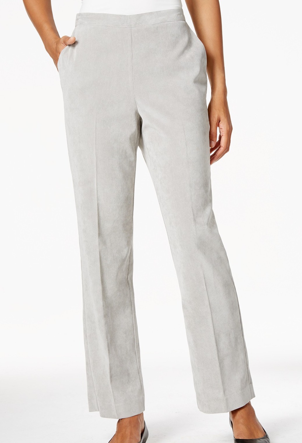 alfred dunner grey pants