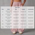 thumbnail image 3 of LUVDA Women's Corduroy Wide Leg Pants Drawstring Elastic Waist Lounge Trousers with Pockets, 3 of 9