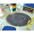 thumbnail image 5 of Feeling Natural 5'4" Round area rug in color Slate, 5 of 7