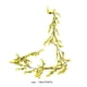 thumbnail image 3 of Enredaderas colgantes de jazmín de invierno, guirnaldas de flores artificiales, adorno de glicinias artificiales, material plástico, no hace falta riego, fácil de moldear, amarillo, 5,9 pies, 3 of 6