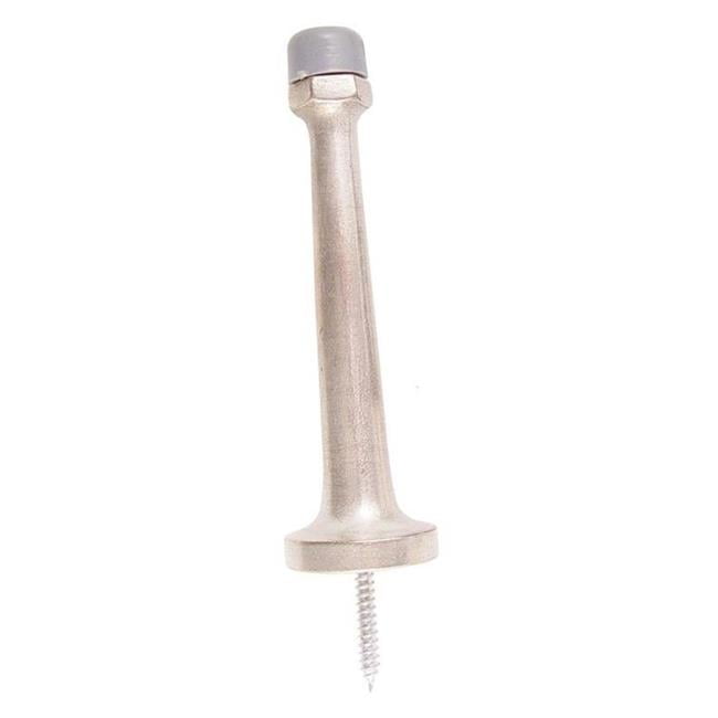 US15 Flexible Spring Door Stop HD Satin Nickel 