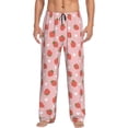 thumbnail image 1 of Fotbe Strawberry Pantalones de Pijama para Hombre, Pantalones de Dormir, Pantalones de Casa con Cintura Ajustable y Bolsillos-X-Large, 1 of 6