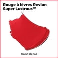 thumbnail image 3 of Revlon,labial Super Lustrous,hidrantante,larga Duracion, color ravish me red, 3 of 4