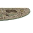 thumbnail image 5 of Transitional Area Rug (5'3'' Round) Moroccan Tile Beige, Seafoam Indoor Round Easy to Clean, 5 of 5