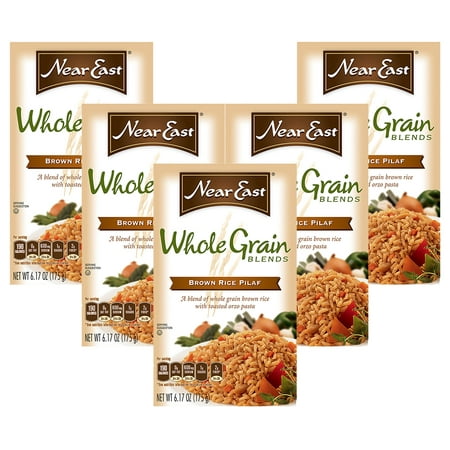 (60 Pack) Near East Whole Grain Blends, Brown Rice Pilaf, 6.17 oz