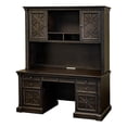 thumbnail image 2 of Martin Furniture 66"W Wood Hutch With Doors Office Storage in Dark Brown, 2 of 9
