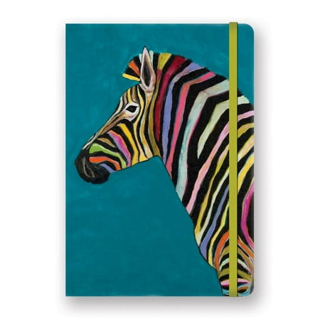 Zebra Journal - Rainbow Zebra Compact Deconstructed Journal, by Orange Circle Studios Corporat