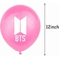 thumbnail image 4 of 24pcs BTS Balloons, 12" BTS Latex Balloons BTS Birthday Decorations, BTS Party Supplies for Fans Pink - -, 4 of 4