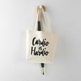 thumbnail image 5 of CafePress - Cardio Is Hardio Tote Bag - Unisex Canvas Tote Bag, Beige, 1-Piece, 5 of 7