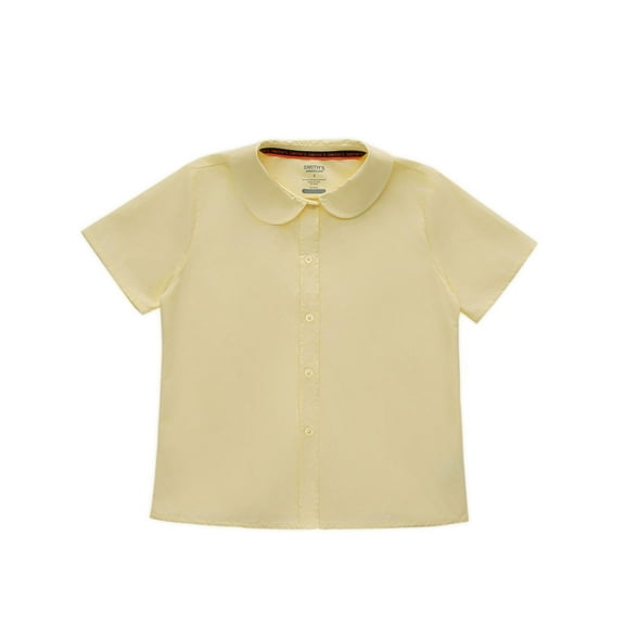 Smith's American Girls' S/S Button-Up Shirt Color: yellow Size: 20