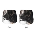 thumbnail image 6 of Goofa Black And White Boston Terrier Printed Women 2 in 1 Running Shorts,Quick Dry Athletic Workout Shorts,High Waisted Athletic Shorts with Liner Pockets-XX-Large, 6 of 9