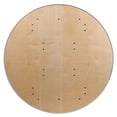 thumbnail image 6 of Bowery Hill Round Birchwood Folding Banquet Table in Silver, 6 of 6