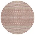 thumbnail image 2 of Addison Rugs Chantille Indoor/Outdoor Transitional Boho Blush Washable Round Rug, 8' x 8', 2 of 6