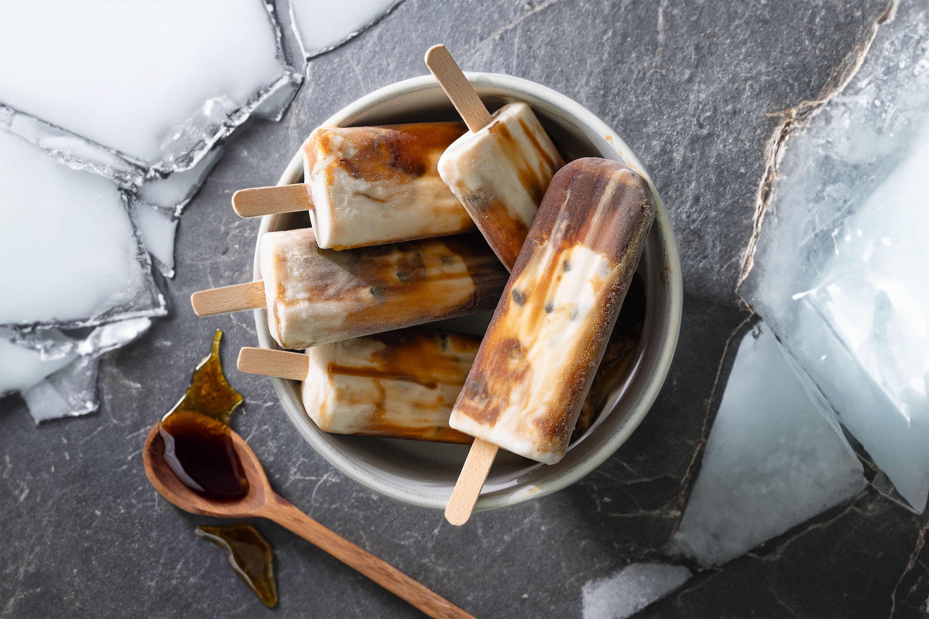 I-Mei Brown Sugar Boba Ice Milk Bar, Firm Ice Cream Bar