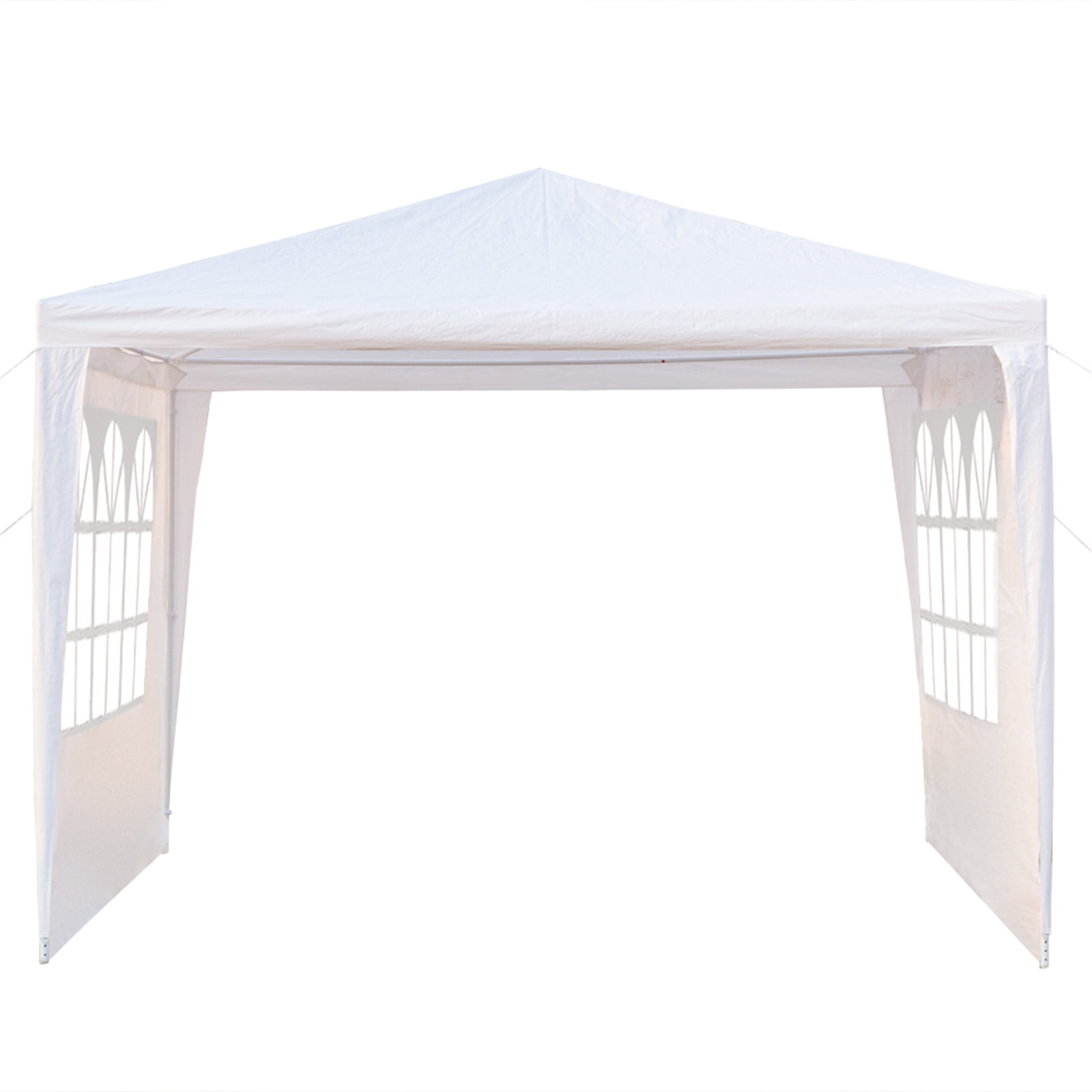 Lowestbest 10' x 10' Canopy Tents for Outside, Waterproof Three Sides Tents and Canopies for Wedding, Party, Commercial Event, White Lowestbest 10' x 10' Canopy Tents for Outside, Waterproof Three Sides Tents and Canopies for Wedding, Party, Commercial Event, White
