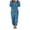 Blue, variant on Women Onesies Fluffy Fleece Jumpsuits Sleepwear Plus Size Hooded Sets Pajamas Adult Winter Warm Pajamas Homewear Christmas with Pockets
